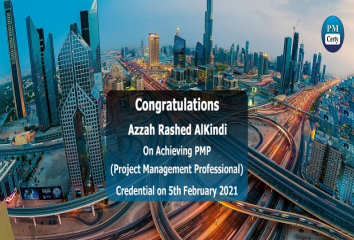 Congratulations Azzah on Achieving PMP..!